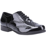 Hush Puppies Kada Junior Patent School Shoe