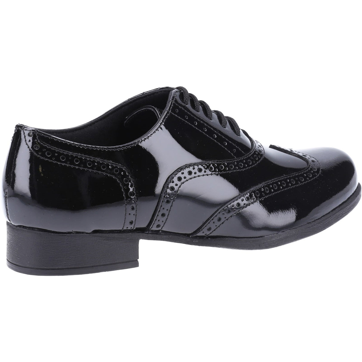 Hush Puppies Kada Junior Patent School Shoe