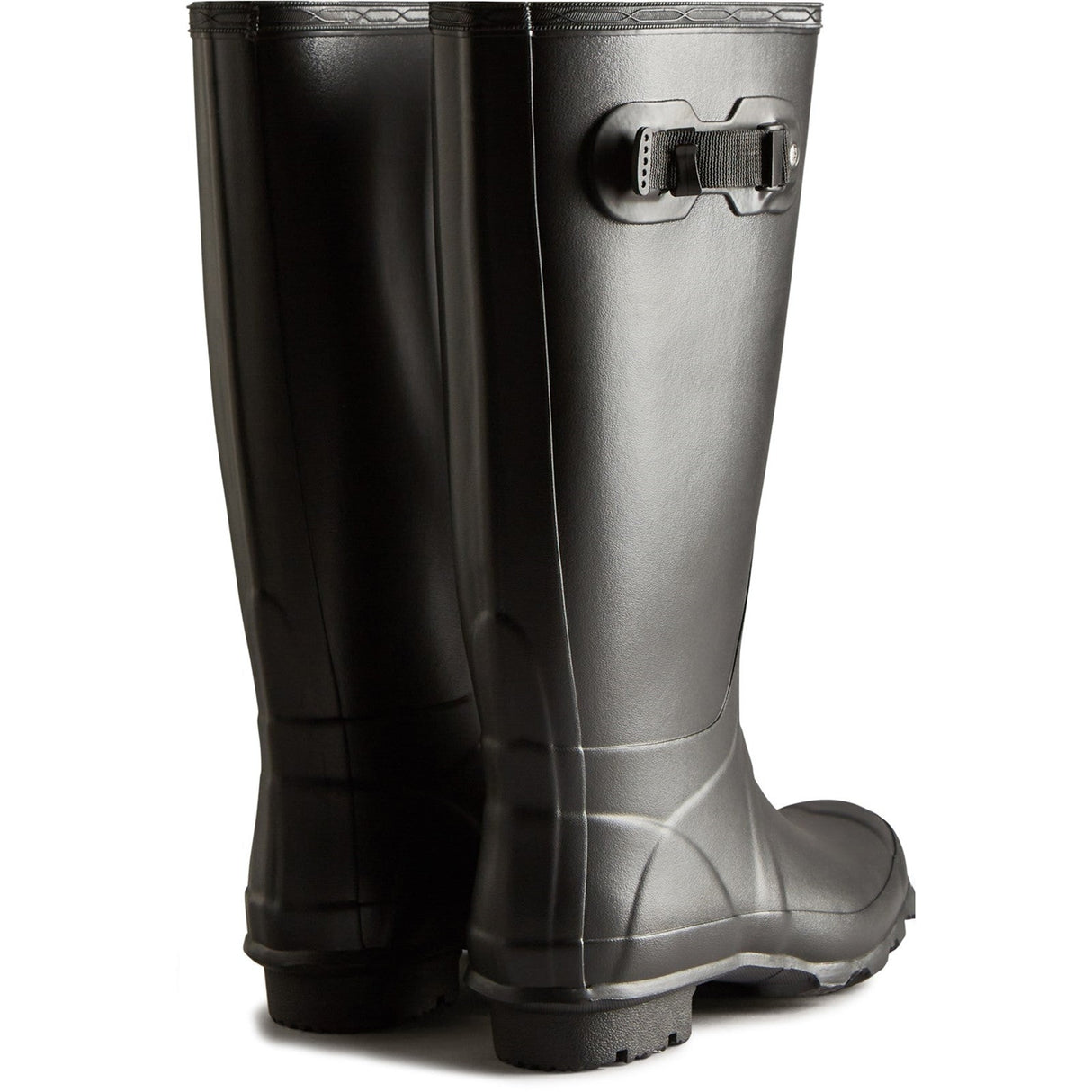 Hunter Huntress Wide Leg Wellington Boots #colour_black