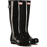 Hunter Women's Tall Back Adjustable Gloss Wellington Boots