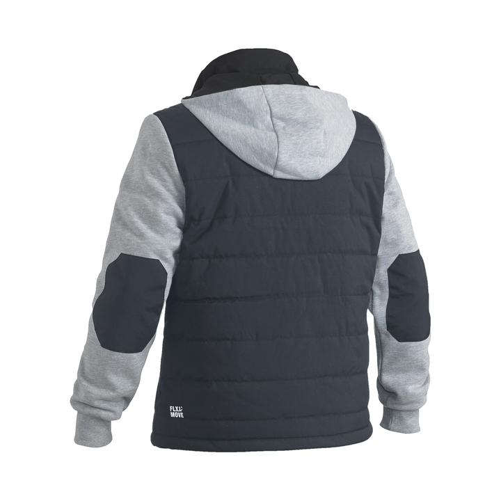 Bisley Flex & Move Contrast Puffer Fleece Hooded Jacket